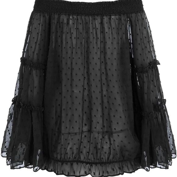 Off The Shoulder Top Flared Bell Sleeve Women's Shirts Blouses Small Whimsigoth - Picture 5 of 5